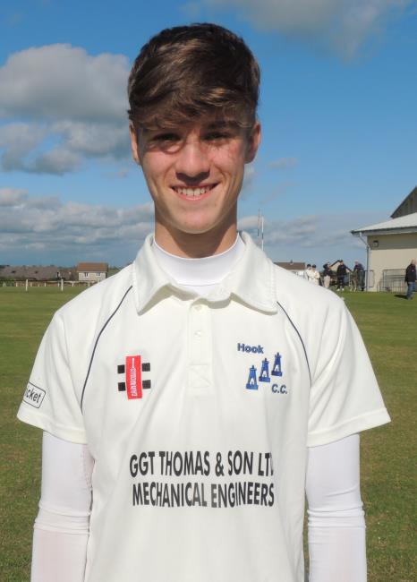 Harry Makepeace reached 37 and took a wicket for Hook